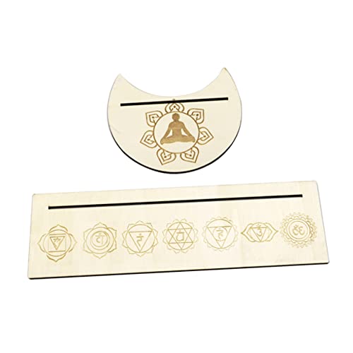MUSISALY 1Satz Holz Tarotkartenhalter für Mondphasen und Rechteckkarten Eleganter Altarständer Kompakte Leicht und Tragbar zur Dekoration von Ritualzubehör MUSISALY 1Satz Holz Tarotkartenhalter für Mondphasen und Rechteckkarten Eleganter Altarständer Kompakte Leicht und Tragbar zur Dekoration von Ritualzubehör von MUSISALY
