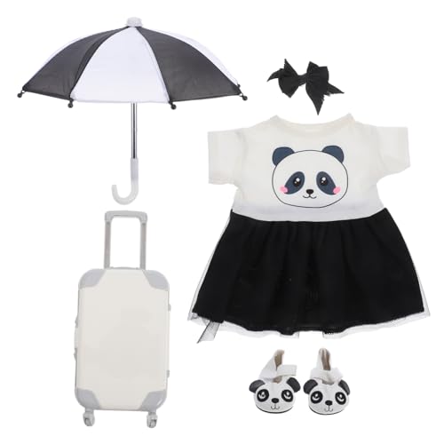 MUSISALY Puppenkleiderschrank Ersatzkleidung Für Puppen Puppenzubehör Koffer Und Schuhe Für 18-Zoll-Puppe MUSISALY Puppenkleiderschrank Ersatzkleidung Für Puppen Puppenzubehör Koffer Und Schuhe Für 18-Zoll-Puppe von MUSISALY