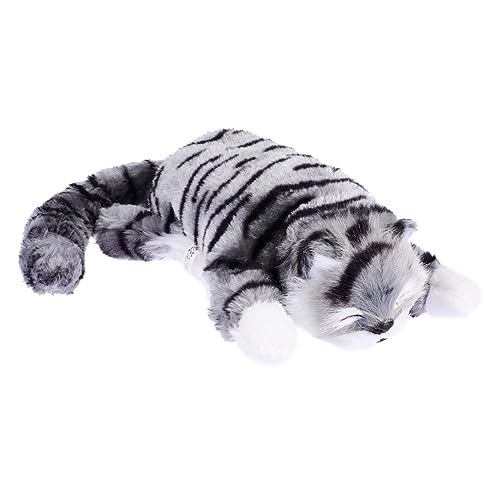 MUSISALY 1Stück Elektrische Plüsch Katzenpuppe Niedliche Interaktive Katzenfigur aus Hochwertigem Plüsch Batteriefrei für Kreative Wohnaccessoires von MUSISALY
