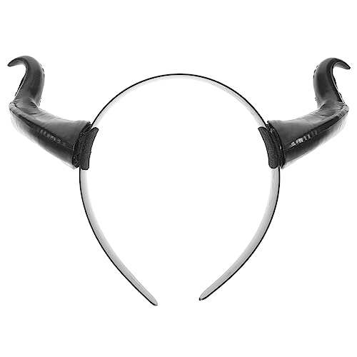 MUSISALY 1stück Kostüm Hörner Haarreif Realistische Ochsenhorn Haarschmuck Für Karneval Halloween Und Festlichkeiten Bequemes Haaraccessoire Mit Stabilem Rahmen Und Feiner Verarbeitung von MUSISALY