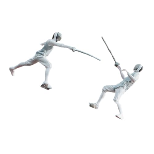 MUSISALY Miniatur-Fechter Bemalte Miniaturfiguren Für Dioramen Im Maßstab 1:64 MUSISALY Miniatur-Fechter Bemalte Miniaturfiguren Für Dioramen Im Maßstab 1:64 von MUSISALY
