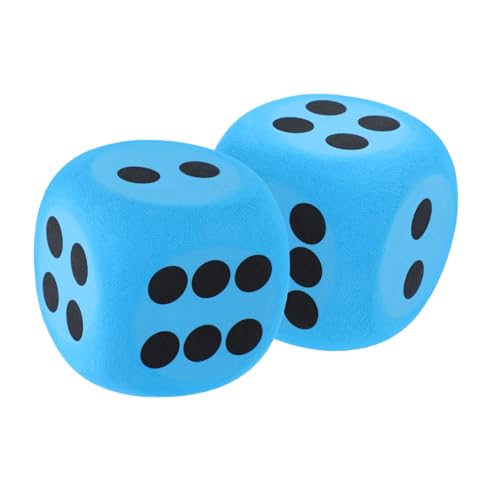 MUSISALY Großes Würfelset Aus Schaumstoff 6 cm Würfel Für Partyspiele Im Klassenzimmer Pädagogisches Spielzeug Sicher Für Kinder von MUSISALY