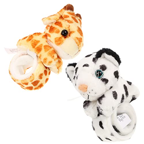 MUSISALY 2stücke Tier Schnapparmband Für Junge Mädchen Tierarmband Mit Giraffe Und Schneeleopard Lustige Party Mitgebsel Für Kindergeburtstage Und Themenfeiern von MUSISALY