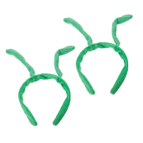 MUSISALY 2 Stück Teiliges Antennen Haarreifen mit Grünem Insekten-design Komfortables Cosplay Stirnband für Halloween und Maskenball Vielseitiges Party Accessoire für Damen von MUSISALY