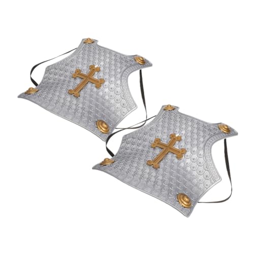 MUSISALY 2 Stücke Tragbare Römische Rüstung Für Kinder Schild Jungen Kleid Up Rüstung Ritter Kostüm Halloween Cosplay Rolle Spielen Medieval Kostüm Prop von MUSISALY