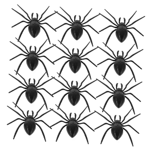 MUSISALY 20 Stück Kunststoff-spinnenspielzeug: Realistische Spinnenfiguren, Action-Modell, Insektenspielzeug, Pädagogisches Lernen, Halloween-streich-Requisiten MUSISALY 20 Stück Kunststoff-spinnenspielzeug: Realistische Spinnenfiguren, Action-Modell, Insektenspielzeug, Pädagogisches Lernen, Halloween-streich-Requisiten von MUSISALY