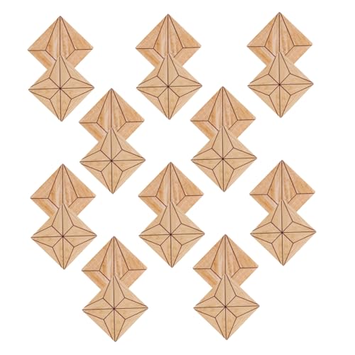 MUSISALY 20 Stück Miniatur-bodenfliesen Für Puppenhäuser: Retro-holzfliesen Für Mini-küche, Wohnzimmer, Schlafzimmer, Dekoration, Mini-hauszubehör von MUSISALY