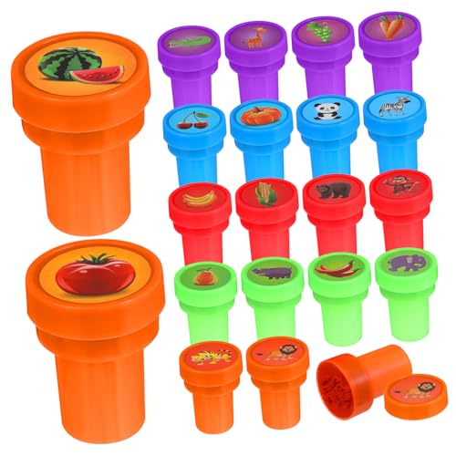 MUSISALY 20 Stück Obst Gemüse Stempel Kinder Ebene Stempel Lustig Kreativ Für Schule Zuhause MUSISALY 20 Stück Obst Gemüse Stempel Kinder Ebene Stempel Lustig Kreativ Für Schule Zuhause von MUSISALY