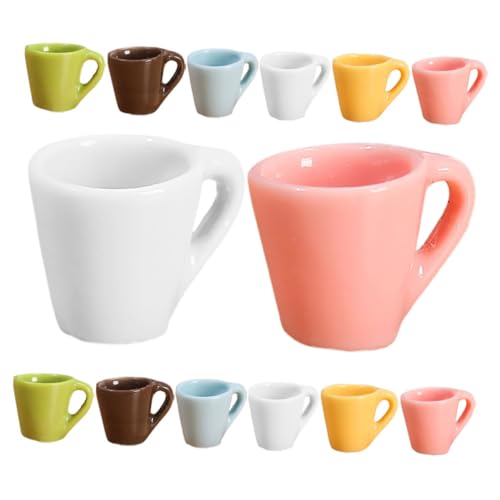 MUSISALY 24Stücke Kaffeetassen Für Puppenhäuser Farben DIY Puppenhaus Zubehör Detailreiche Miniaturbecher Für Kreative Raumdekorationen MUSISALY 24Stücke Kaffeetassen Für Puppenhäuser Farben DIY Puppenhaus Zubehör Detailreiche Miniaturbecher Für Kreative Raumdekorationen von MUSISALY