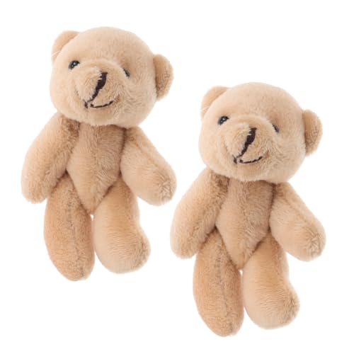 MUSISALY 2St Puppenhauspuppe Geburtstags Kuscheltier Bär Spielsets für Kuscheltiere kleine Bärenpuppen Geschenkartikel für Bärenpuppen kurzer Plüsch Beige MUSISALY 2St Puppenhauspuppe Geburtstags Kuscheltier Bär Spielsets für Kuscheltiere kleine Bärenpuppen Geschenkartikel für Bärenpuppen kurzer Plüsch Beige von MUSISALY