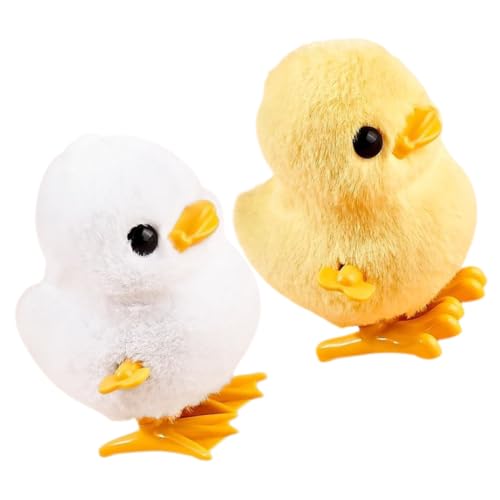 MUSISALY 2 Stück Tier-Aufziehspielzeug für Jungen und Mädchen Cartoon-Ente Huhn Uhrwerk-Spielzeug Wohnkultur interaktives Simulationsspielzeug MUSISALY 2 Stück Tier-Aufziehspielzeug für Jungen und Mädchen Cartoon-Ente Huhn Uhrwerk-Spielzeug Wohnkultur interaktives Simulationsspielzeug von MUSISALY