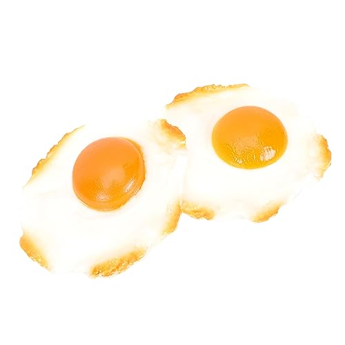 MUSISALY 2st Simuliertes Omelett Lebensmittel Gefälschtes Essen Spiegelei-verzierung Gefälschte Spiegelei-Requisite Kognitive Stütze Fotografie-Requisiten Spiegelei-Modell PVC MUSISALY 2st Simuliertes Omelett Lebensmittel Gefälschtes Essen Spiegelei-verzierung Gefälschte Spiegelei-Requisite Kognitive Stütze Fotografie-Requisiten Spiegelei-Modell PVC von MUSISALY