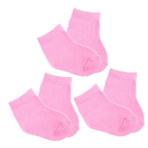 MUSISALY 3 Paar Puppenzubehör Feste Spielzeugsocken Ankleidesocken Für 18-Zoll-Puppen MUSISALY 3 Paar Puppenzubehör Feste Spielzeugsocken Ankleidesocken Für 18-Zoll-Puppen von MUSISALY