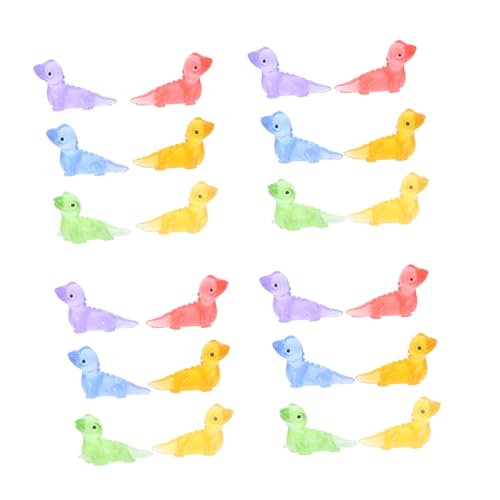 MUSISALY 36st Mikro-landschaftsgartendekorationen Kleine Feenfiguren Mini-Enten -nutztiere Mini-eidechsen Kaninchen Spielzeugtiere Mini- Mini-schildkröte Minifiguren Harz von MUSISALY