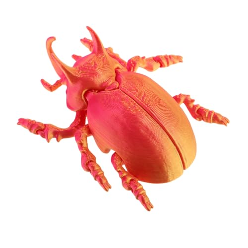 MUSISALY 3D -gedrucktes Realistisches Käferspielzeug Mit Beweglichen Flügeln Kreativ Und Lustig Für Kinder Plastikkäfer Modell Interaktiver Lebensechtiger Figur Minimalistische von MUSISALY