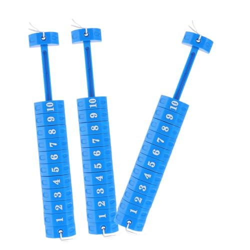 MUSISALY 3St Tabellentorschütze Tischfußball Zubehör Tischfußball-Scorekeeper Punktemarker Tisch-Punktezähler Score-Markierungsbalken Tennis-Ergebniswart Tischfußball-Marker Plastik pp Blue von MUSISALY