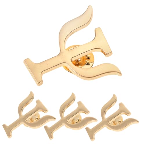 MUSISALY Elegante Brosche Mit Griechischem Symbol 4 Stück Für Psychologen Einzigartiges Revers Modische Broschen Aus Legierung MUSISALY Elegante Brosche Mit Griechischem Symbol 4 Stück Für Psychologen Einzigartiges Revers Modische Broschen Aus Legierung von MUSISALY