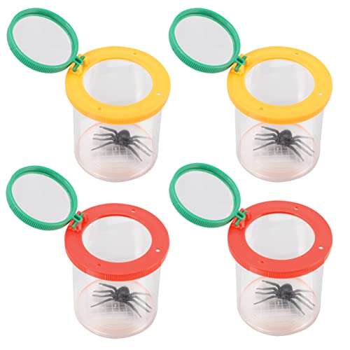 MUSISALY 4 Stück Insektenbetrachter Bausatz Netz Bug-vergrößerungs-viewer Überwachung Wespenschutz Käferbehälter Für Vergrößernder Betrachter Lehrapparat Acryllinse MUSISALY 4 Stück Insektenbetrachter Bausatz Netz Bug-vergrößerungs-viewer Überwachung Wespenschutz Käferbehälter Für Vergrößernder Betrachter Lehrapparat Acryllinse von MUSISALY