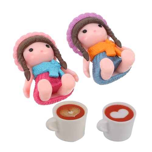 MUSISALY Realistische Miniatur-puppenhaus-Dekorationen 4-teilige Mini-kaffeetassen Für Modell-szenen-Requisiten MUSISALY Realistische Miniatur-puppenhaus-Dekorationen 4-teilige Mini-kaffeetassen Für Modell-szenen-Requisiten von MUSISALY