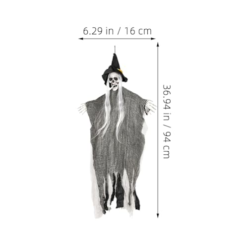 MUSISALY 4 Stück Spukhaus- -hängedekor, Halloween-grusel-Skelett-Ornament Für Den - Und Außenbereich, Balkon, Veranda Und Partyatmosphäre von MUSISALY