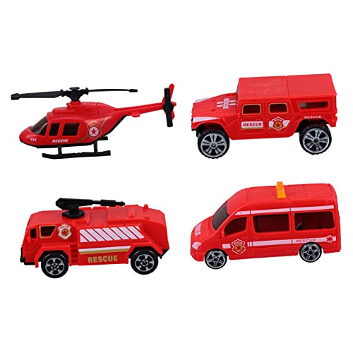 MUSISALY 4 Teiliges Feuerwehrspielzeug Set DIY Fahrzeugmodell Für Leuchtend Rotes Kunststoffspielzeug Ideales Für Jungen Und ädchen Ab 3 Jahren MUSISALY 4 Teiliges Feuerwehrspielzeug Set DIY Fahrzeugmodell Für Leuchtend Rotes Kunststoffspielzeug Ideales Für Jungen Und ädchen Ab 3 Jahren von MUSISALY
