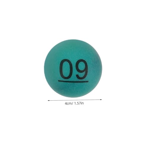 MUSISALY 40 Stück Teiliges Bunte Bingo Party bälle Nummeriert Kunststoff lotteriekugeln für Raffle Spiele Vielseitig Einsetzbar für Geburtstagsfeiern Barpartys und Veranstaltungen von MUSISALY