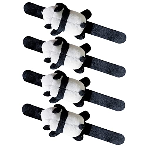 MUSISALY 4Stücke Plüsch Panda Armbänder für Lustige Slap Armbänder Partygeschenk und Klassenzimmerpreis Dekoratives Design für Unvergesslichen Spaß MUSISALY 4Stücke Plüsch Panda Armbänder für Lustige Slap Armbänder Partygeschenk und Klassenzimmerpreis Dekoratives Design für Unvergesslichen Spaß von MUSISALY