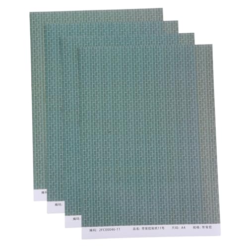 MUSISALY Puppenhaus Wand Tapete Miniatur Bad Selbstklebend Ziegel Aufkleber Wanddekor DIY von MUSISALY
