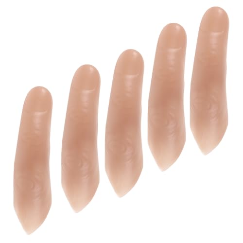 MUSISALY 5 Stück Realistische Extra Lange Fake Finger mit Detaillierter Verarbeitung Vielseitige Prothesen Finger für Magierzubehör Bühnenauftritte Cosplay und Rollenspiele MUSISALY 5 Stück Realistische Extra Lange Fake Finger mit Detaillierter Verarbeitung Vielseitige Prothesen Finger für Magierzubehör Bühnenauftritte Cosplay und Rollenspiele von MUSISALY
