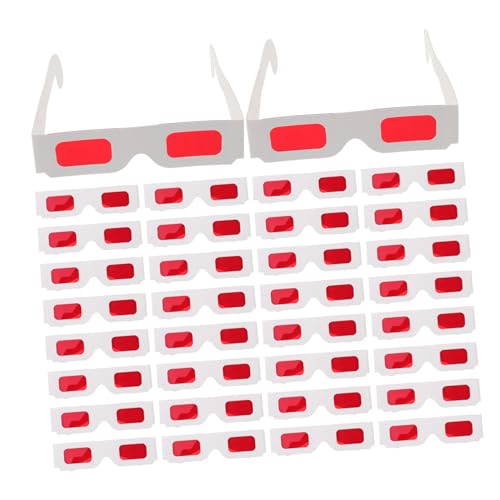 MUSISALY Einzigartiges Design Rot 50 Stück 3D-filmbrillen Für Jungen Und Mädchen Bequeme Passform Ideal Für Geburtstagsfeiern Und Als Belohnung Im Klassenzimmer MUSISALY Einzigartiges Design Rot 50 Stück 3D-filmbrillen Für Jungen Und Mädchen Bequeme Passform Ideal Für Geburtstagsfeiern Und Als Belohnung Im Klassenzimmer von MUSISALY