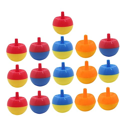 MUSISALY 50 Stück Kreisel kinderspielzeug für Children Toys Fun Toy Fliegendes Scheibenspielzeug zappeln Oberteile Druckentlastungskreisel rotierender Kreisel PVC von MUSISALY