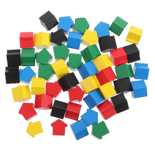 MUSISALY 50 Stück Mehrfarbige Bauern Holzbauern Brettspielfiguren Brettspielfiguren Holztischmarker Schachfiguren Für Brettspiele MUSISALY 50 Stück Mehrfarbige Bauern Holzbauern Brettspielfiguren Brettspielfiguren Holztischmarker Schachfiguren Für Brettspiele von MUSISALY