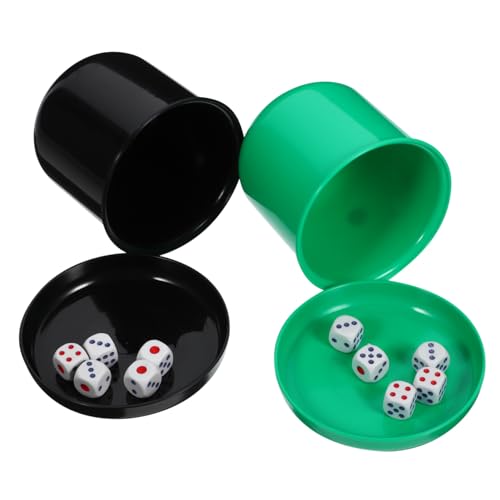 MUSISALY 5st Würfelbecher Mit Würfeln Würfelbecher Klein Spielwürfel Würfelstapelbecher Würfelschüttler Shaker Bar Würfelspiel D6 Würfelwürfel Würfelbecher Mit Tablett Würfelbecher-Spiel MUSISALY 5st Würfelbecher Mit Würfeln Würfelbecher Klein Spielwürfel Würfelstapelbecher Würfelschüttler Shaker Bar Würfelspiel D6 Würfelwürfel Würfelbecher Mit Tablett Würfelbecher-Spiel von MUSISALY
