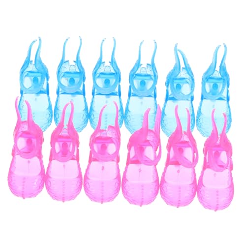 MUSISALY 6 Paar Puppen-anziehschuhe, Kleine Fußschuhe, Mini-Puppen, Plastikschuhe, Rollenspiel-Party, Kreative High Heels Für 60 cm Große Puppen MUSISALY 6 Paar Puppen-anziehschuhe, Kleine Fußschuhe, Mini-Puppen, Plastikschuhe, Rollenspiel-Party, Kreative High Heels Für 60 cm Große Puppen von MUSISALY
