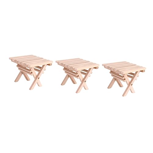 MUSISALY 6 STK Shiwan Klapptisch Klappbarer Couchtisch Miniaturtisch Mini-puppenhausmöbel Couchtisch Tischdekoration Klappbarer Schreibtischtisch Mini- Adornos para Mesa De Hölzern von MUSISALY