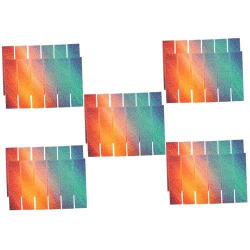 MUSISALY 5 Sets Beruhigende Aufkleber Helle Sensorische Aufkleber Raue Textur Für Sofortige Linderung 12 Stück X 5 von MUSISALY