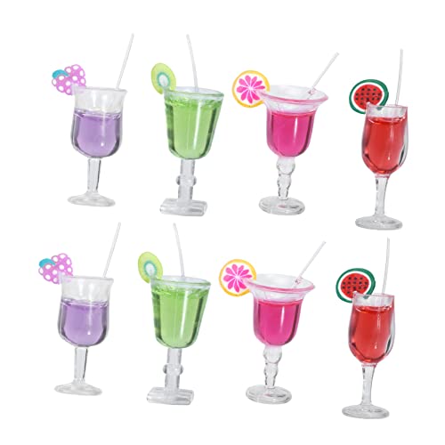 MUSISALY 8 Stück Teiliges Mini Cocktail Modell Farbenfrohe Miniatur Hausdekoration Detailgetreue Simulation Glatte Oberfläche Langlebig als Kreatives und Stilvolle Miniatur MUSISALY 8 Stück Teiliges Mini Cocktail Modell Farbenfrohe Miniatur Hausdekoration Detailgetreue Simulation Glatte Oberfläche Langlebig als Kreatives und Stilvolle Miniatur von MUSISALY