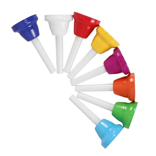 MUSISALY Musikinstrumente Für Kleinkinder 8-Noten-handglocken-Set Jungen Und Mädchen Musikspielzeug Handglocke Vorschulisches Pädagogisches Schlaginstrument von MUSISALY