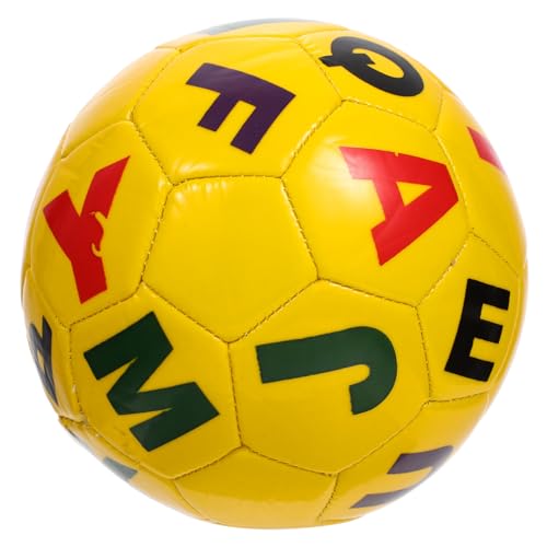 MUSISALY Aufblasbarer Kinderfußball Kreativer Spielzeugball aus Verschleißfestem für Fußballspiele und Spielspaß im Freien von MUSISALY