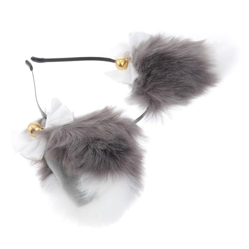 MUSISALY Flauschiges Katzenohren Stirnband mit Glöckchen Cosplay Haarband für Halloween Kostümpartys und Tierfeste Leicht und Bequem Sorgt für Lustige MUSISALY Flauschiges Katzenohren Stirnband mit Glöckchen Cosplay Haarband für Halloween Kostümpartys und Tierfeste Leicht und Bequem Sorgt für Lustige von MUSISALY