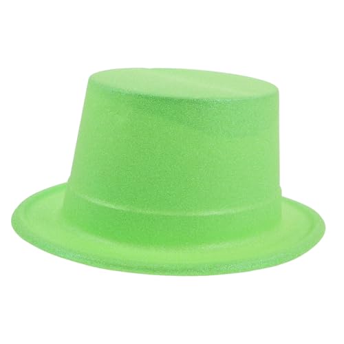 MUSISALY Glitzerhut Dekohut Mütze Festivalhut Zylinderhut Mütze Irish Stone Irische Mütze Kochmütze Lack Kostümhut St Patrick'S Day Hut St Patrick'S Cap Grün Glitzer Puder MUSISALY Glitzerhut Dekohut Mütze Festivalhut Zylinderhut Mütze Irish Stone Irische Mütze Kochmütze Lack Kostümhut St Patrick'S Day Hut St Patrick'S Cap Grün Glitzer Puder von MUSISALY