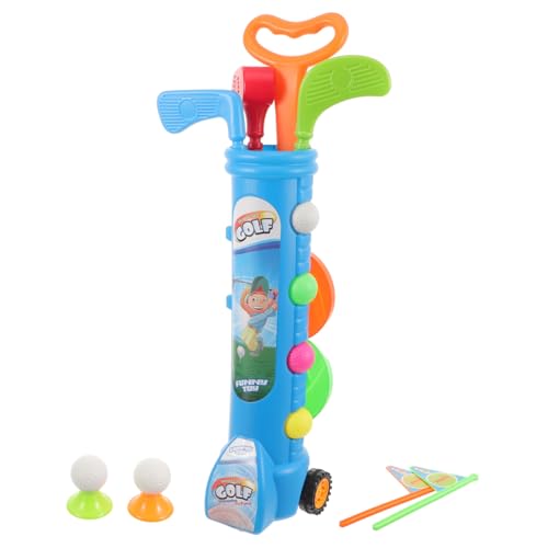 MUSISALY Golfset Kunststoff Mini Golfspielzeug für Drinnen und Draußen Spielerisches Lernspielzeug Hand Auge koordination und Geduld Inklusive Zubehör für Garten und Kindergarten von MUSISALY