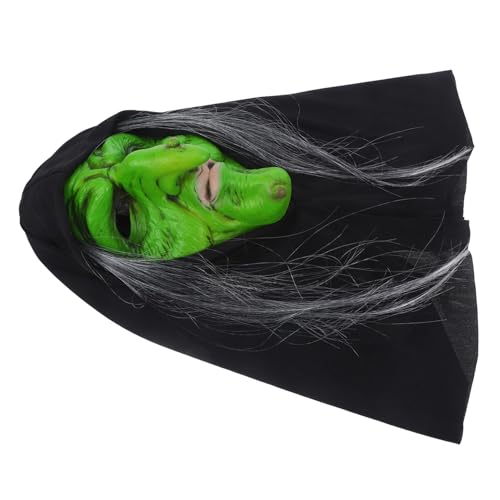 MUSISALY Halloween Maske Maske Halloween Halloween Cosplay Grüne Hexenmaske Für Erwachsene Horrific Witch Mask Für Halloween Pranks Kostümparty Und Späße Einzigartige Scary Cosplay Requisite MUSISALY Halloween Maske Maske Halloween Halloween Cosplay Grüne Hexenmaske Für Erwachsene Horrific Witch Mask Für Halloween Pranks Kostümparty Und Späße Einzigartige Scary Cosplay Requisite von MUSISALY