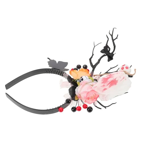 MUSISALY Halloween Haarreif mit Hirschgeweih und Leichter Tier Haarreifen für Party Cosplay und Kostüm Vielseitiges Halloween Accessoire für Damen und Herren von MUSISALY