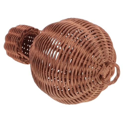 MUSISALY Rattan Heißluftballon Dekoration Handgefertigt Boho Stil Wanddeko Für Kinderzimmer Unfertiger Ballonmodell Geflochtene Körbe von MUSISALY