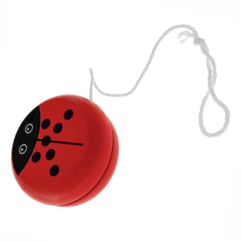 MUSISALY Holz Yo Yo für Ladybird Design Fingerfertigkeit Trainierend Handliches Robustes Jonglierspielzeug für Pädagogisches Lernspielzeug mit Glatter Oberfläche Sicher und Langlebig MUSISALY Holz Yo Yo für Ladybird Design Fingerfertigkeit Trainierend Handliches Robustes Jonglierspielzeug für Pädagogisches Lernspielzeug mit Glatter Oberfläche Sicher und Langlebig von MUSISALY