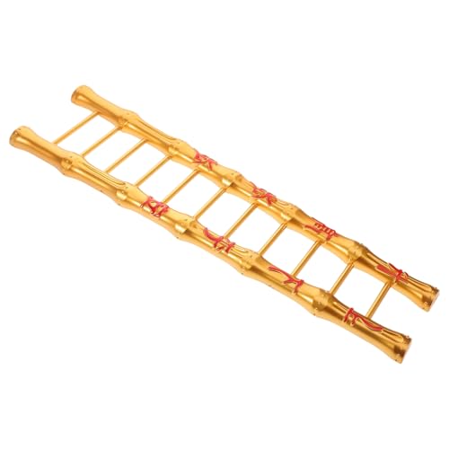 MUSISALY Goldene Mini-Leiter Plastik-Miniatur-trittleiter-Dekoration Für Puppenhaus Partygeschenk Und Andenken Für Babyparty von MUSISALY