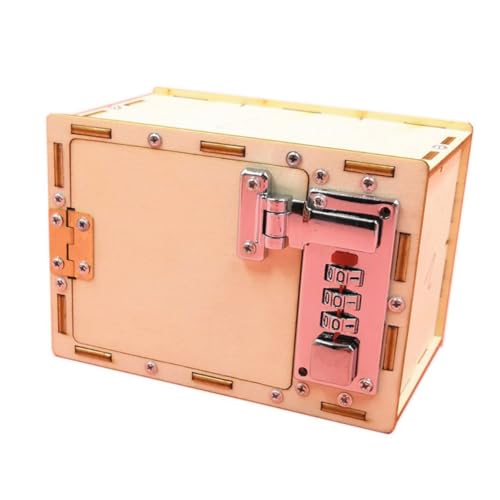 MUSISALY Lockbox DIY Materialien für Lernspielzeug Training Wissenschaftliche Experimente Kreatives Basteln Mechanische Passwortbox für Schüler und Mädchen von MUSISALY