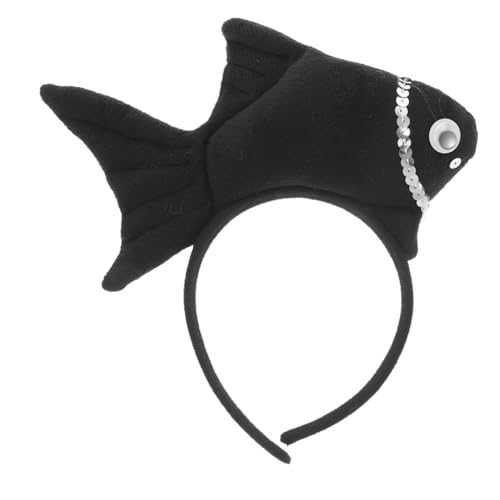 MUSISALY Lustiges Fisch-förmiges Stirnband Für Kinder, Bezauberndes Meerestier-Haarspange, Ausgestopftes Fisch-Stirnband, -Tier-kostüm-Stirnband, Kopfbedeckung von MUSISALY