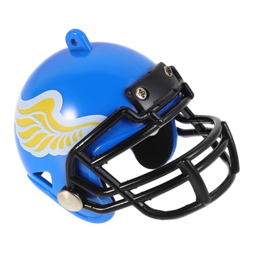 MUSISALY Mini Helm Memorabilia Realistic Mini Helmmodell Ideal Für Sammler Und Display Für Fußball- Und Hockeyliebhaber von MUSISALY